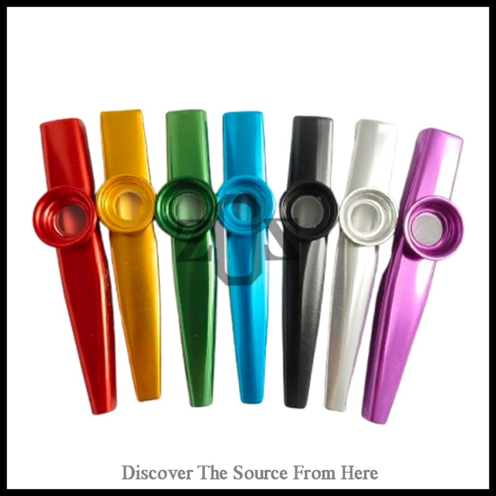 Kazoo Alat Musik Tiup Flute Metal Aluminium