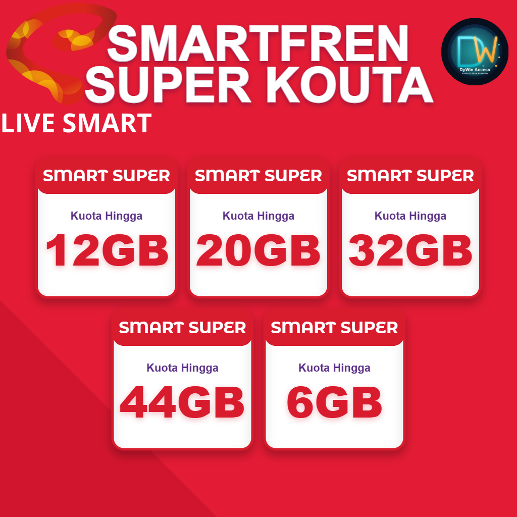PAKET DATA INTERNET SMARTFREN SUPER KOUTA