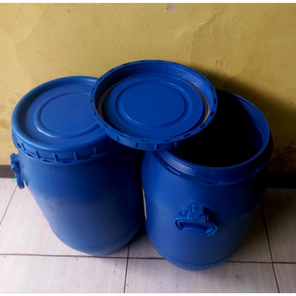 Tong Biru bekas kapasitas 40 Liter
