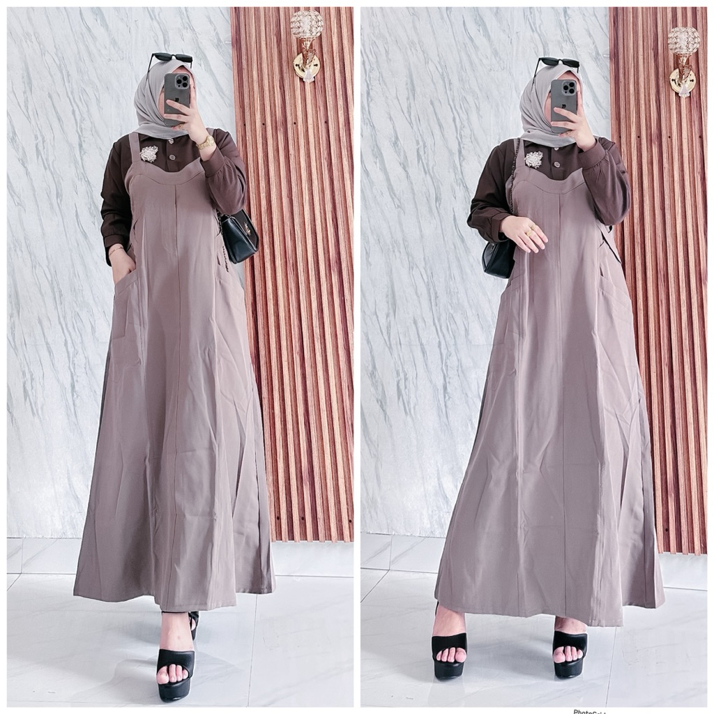 Gamis layla Melano - gamis layla terbaru busui - Gamis busui layla terbaru