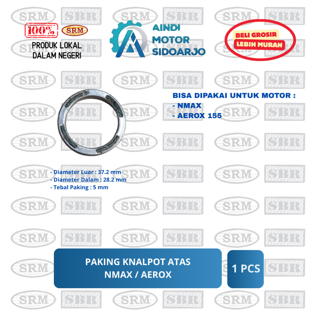 PAKING KNALPOT NMAX / AEROX 155 / N MAX PERPAK GASKET/PKA NMAX