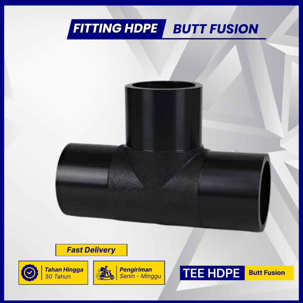 Tee Hdpe Butt Fusion 12 Inch (315 MM) PN 10 - Butt Fusion Equal Tee Hdpe 315 MM (10 Inch) PN10