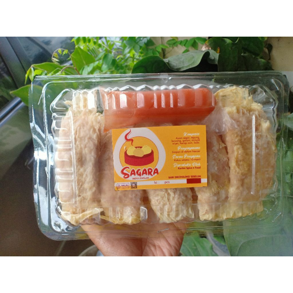 Hekeng Ayam (lumpia ayam kulit tahu) Halal