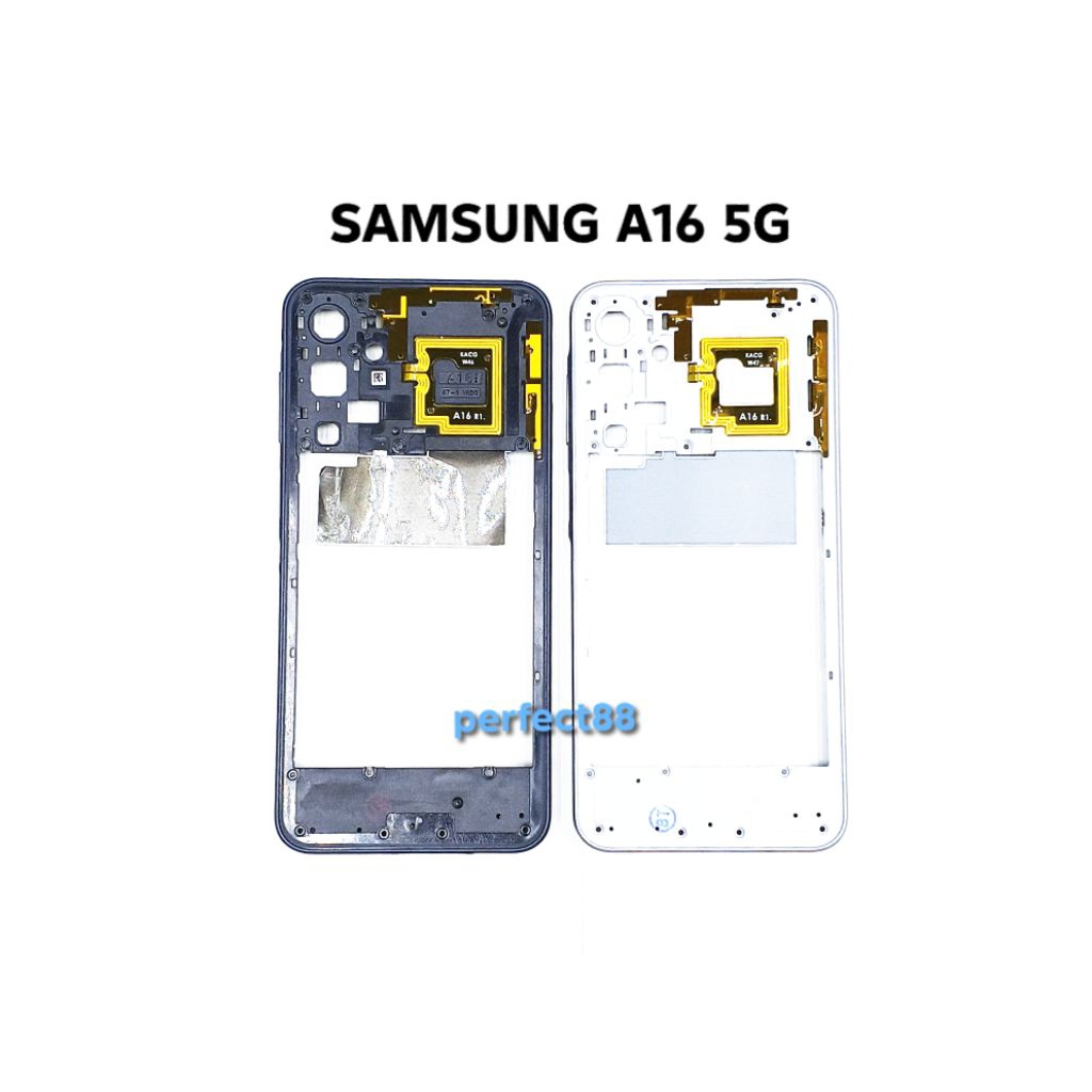 BAZEL SAMSUNG A16 5G - A166 - BEZEL - BAZZEL - TULANG TENGAH - TUTUP MESIN