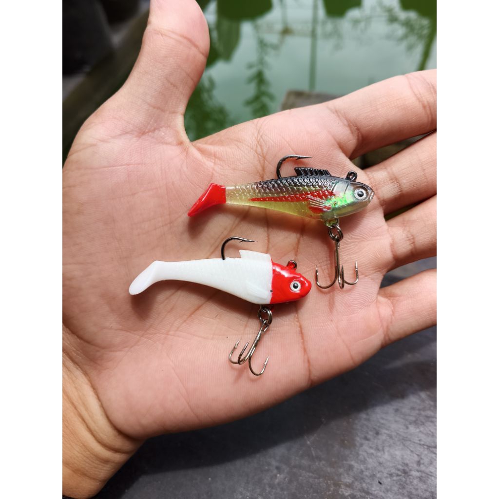 soft lure umpan karet umpan mancing bentuk ikan
