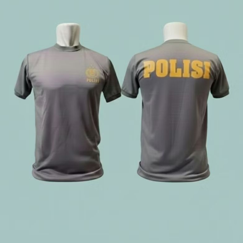 Kaos oblong dryfit polisi/ Kaos dryfit tribrata /kaos dalaman polri