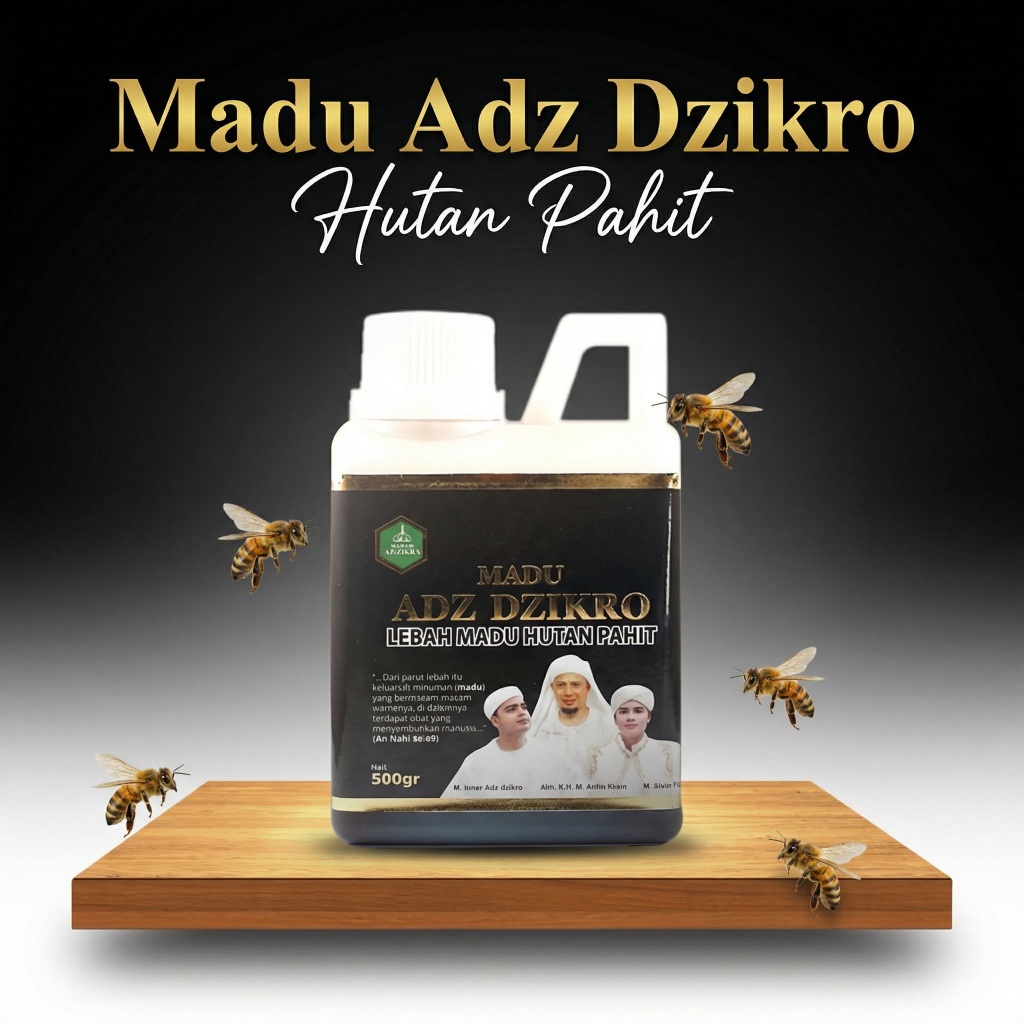 ADZ DZIKRO - Madu Hutan Pahit Az Zikra Original Asli 100% 500 gr