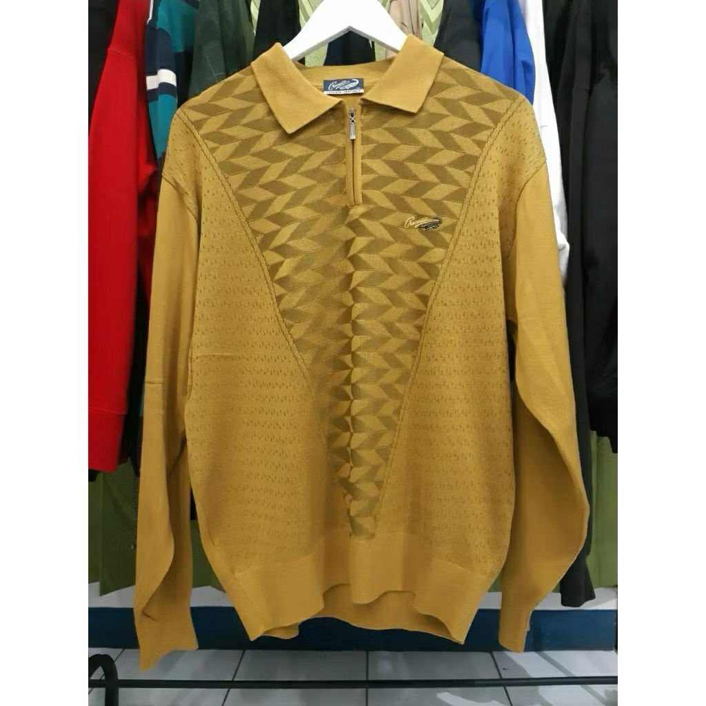 Sweater Rajut Crocodile Halfzip