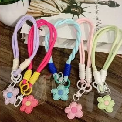 gantungan hp tali gantungan hp bunga