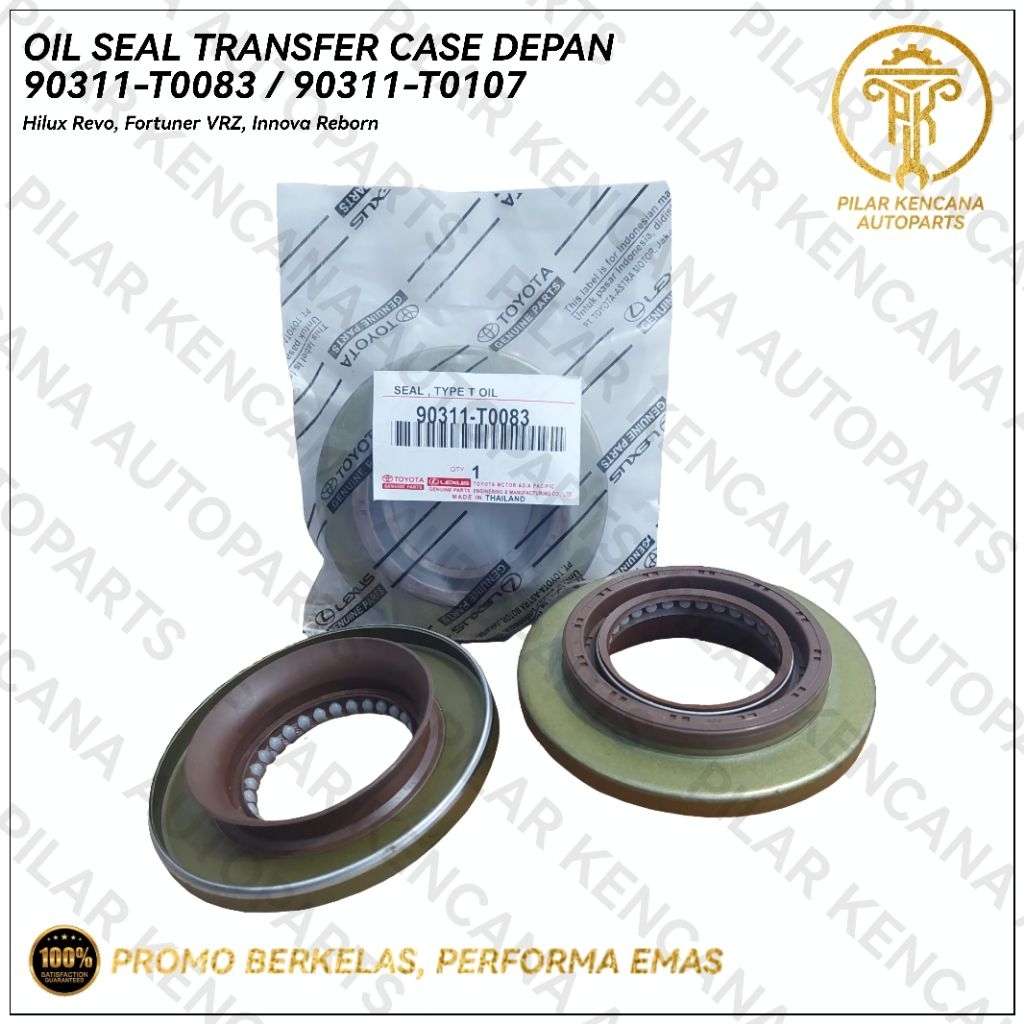 Oil Seal Transfer Case Depan (Front Output) Hilux Revo/Fortuner VRZ - 90311-T0083 / T0107