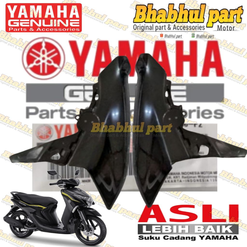 PANEL B3W-F835U-00-P B3W-F835V-00-P COVER PANELSAYAP DEPAN MIO GEAR 125 HITAM METALIK ORIGINA 100%