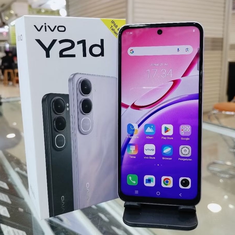 VIVO Y21D 6/128 VIVO Y 21D 6/128 SECOND BEKAS GARANSI PANJANG