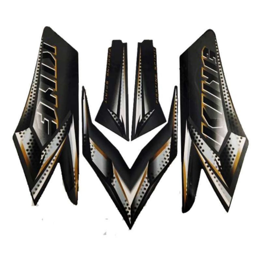 Striping stiker body motor yamaha Rx king 2008 stiker list bodi motor rx king tahun 2008