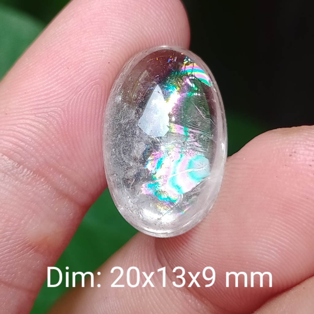 BATU KECUBUNG PELANGI KALIMANTAN NATURAL QUARTZ PERMATA cek batu lainnya yaman api wulung opal bacan