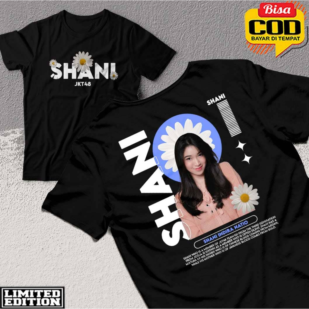 KAOS SHANI JKT48 NEW ERA SHANI - TSHIRT DISTRO MEMBER - SHANI