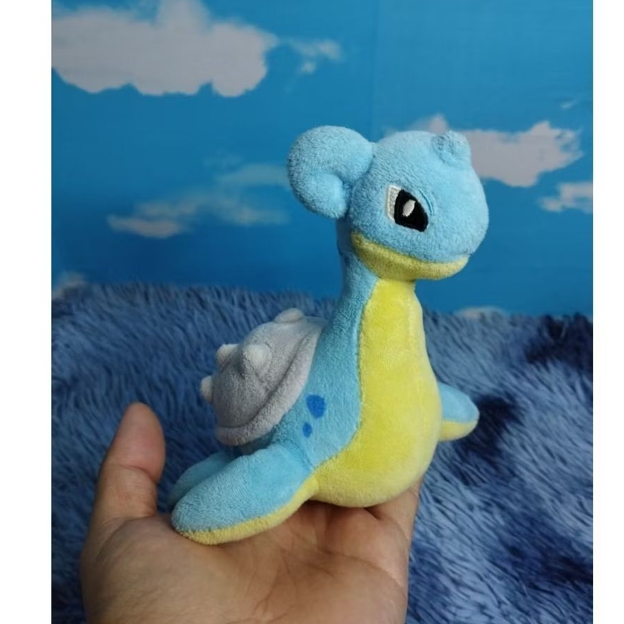 POKEMON CENTER FIT LAPRAS Boneka Pokemon Center Fit Lapras Sitting Cuties Plush Original Pokemon Cen