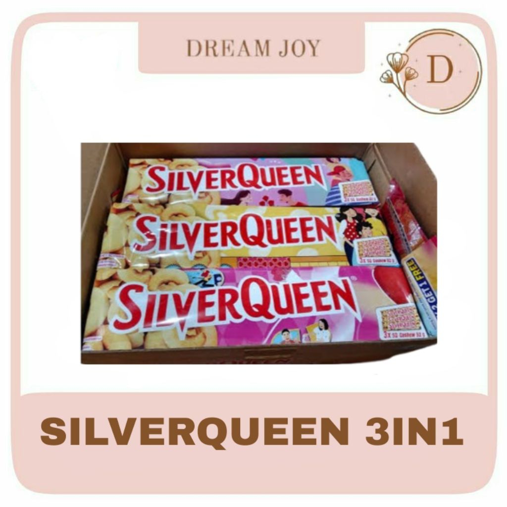 (COD) SILVERQUEEN 3IN1 SILVERQUEEN BUY 2 GET 1 COKELAT ORIGINAL