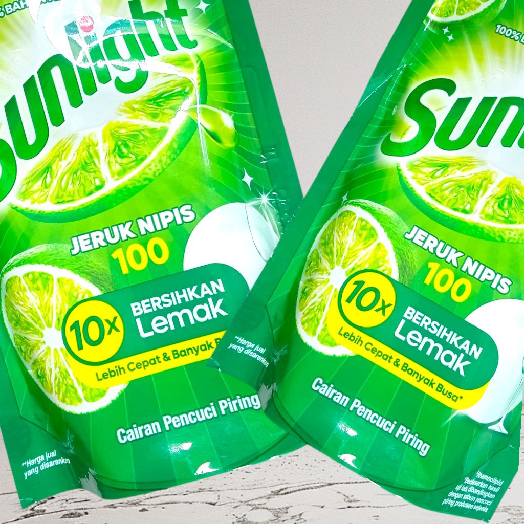 Paket 10 sachet Sunlight 90 ml