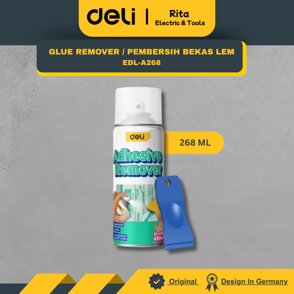 Deli Penghilang Bekas Lem Glue Remover 268ML EDL-A268