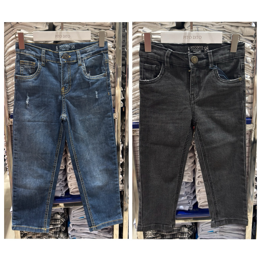 CELANA JEANS PANJANG ANAK LAKI LAKI ORI PITO DITO (4-14 Tahun)