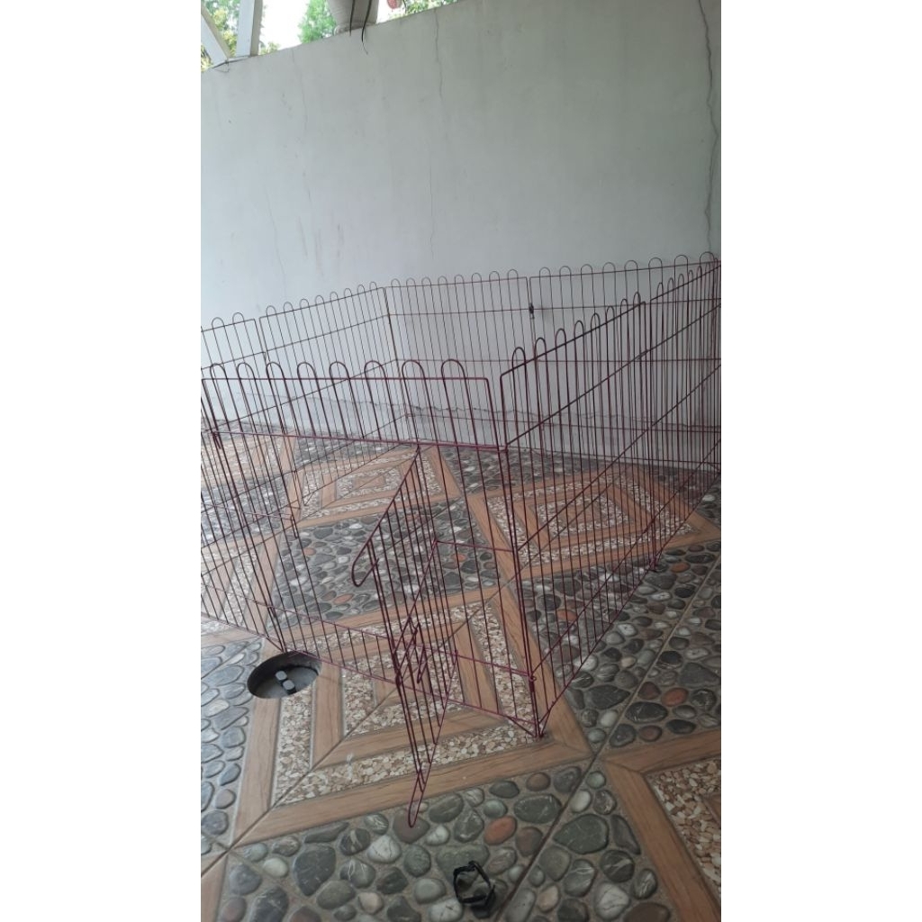Preloved Kandang pagar / Kandang Umbar Besi / Pagar Anjing / Pagar Kucing / Pagar Kura kura / Pagar 