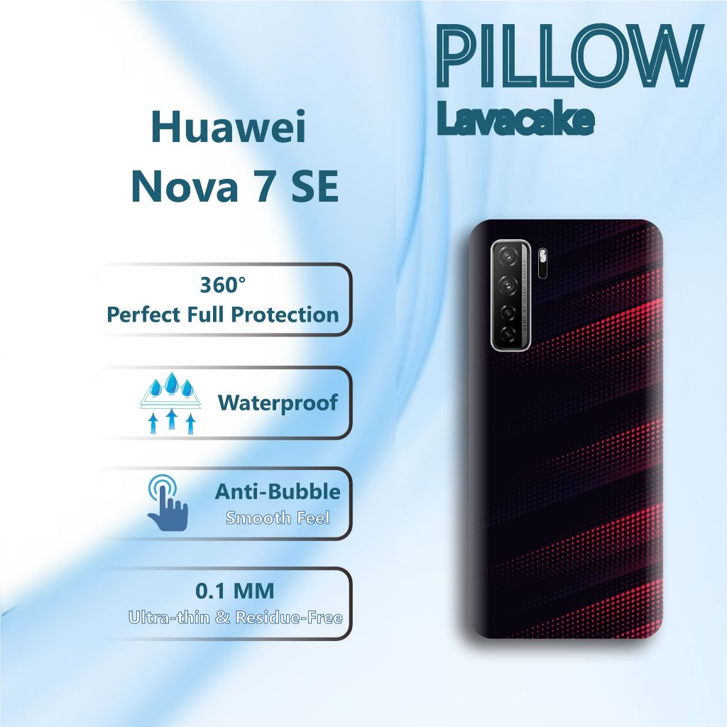 Skin HP Huawei Nova 7 SE Custom 2PCS Garskin Huawei Nova 7 SE Premium Full Body Anti Gores Free Desi