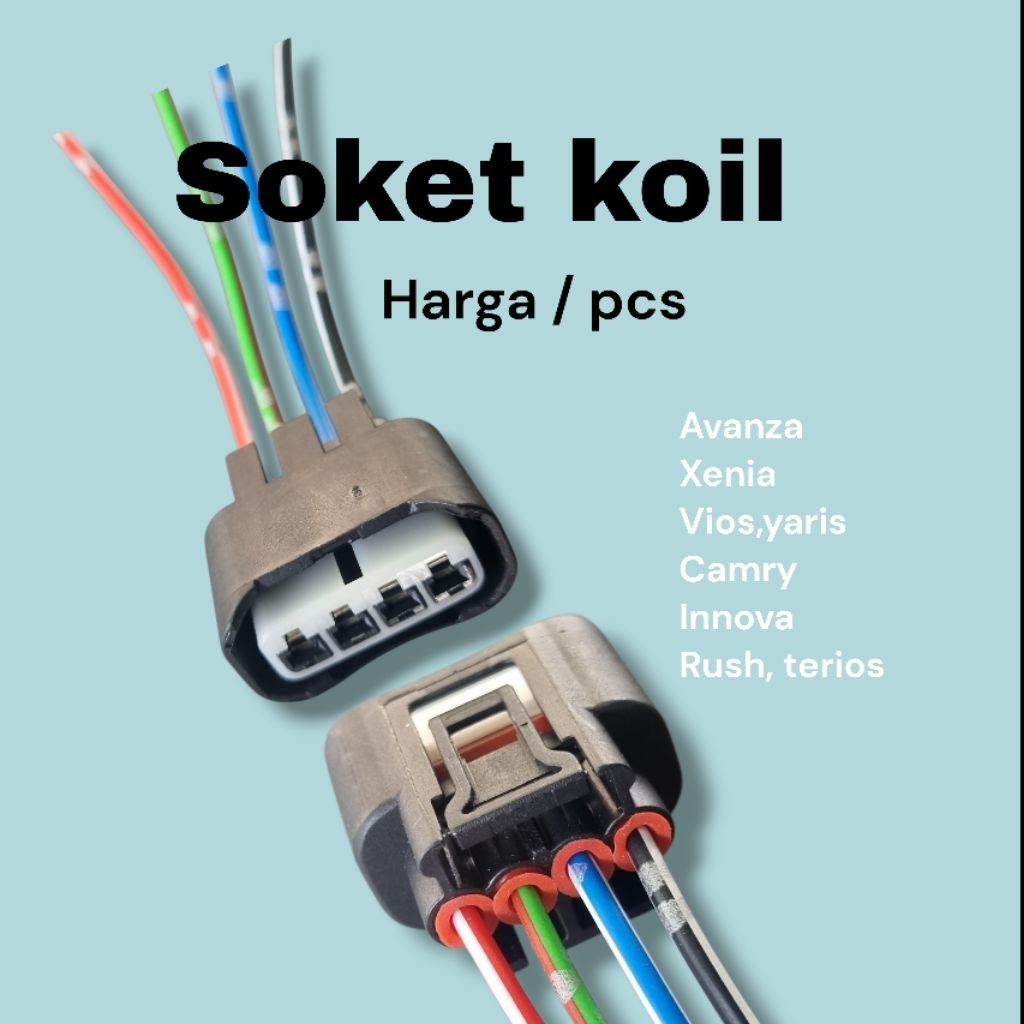 soket koil mobil avanza xenia innova camry vios terios dll