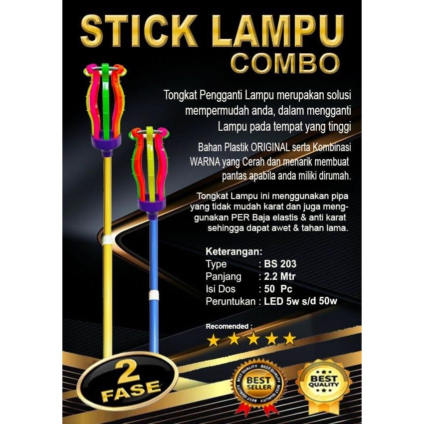 Stick Lampu LED Combo / Stik Lampu LED / Tongkat Pengganti Lampu LED