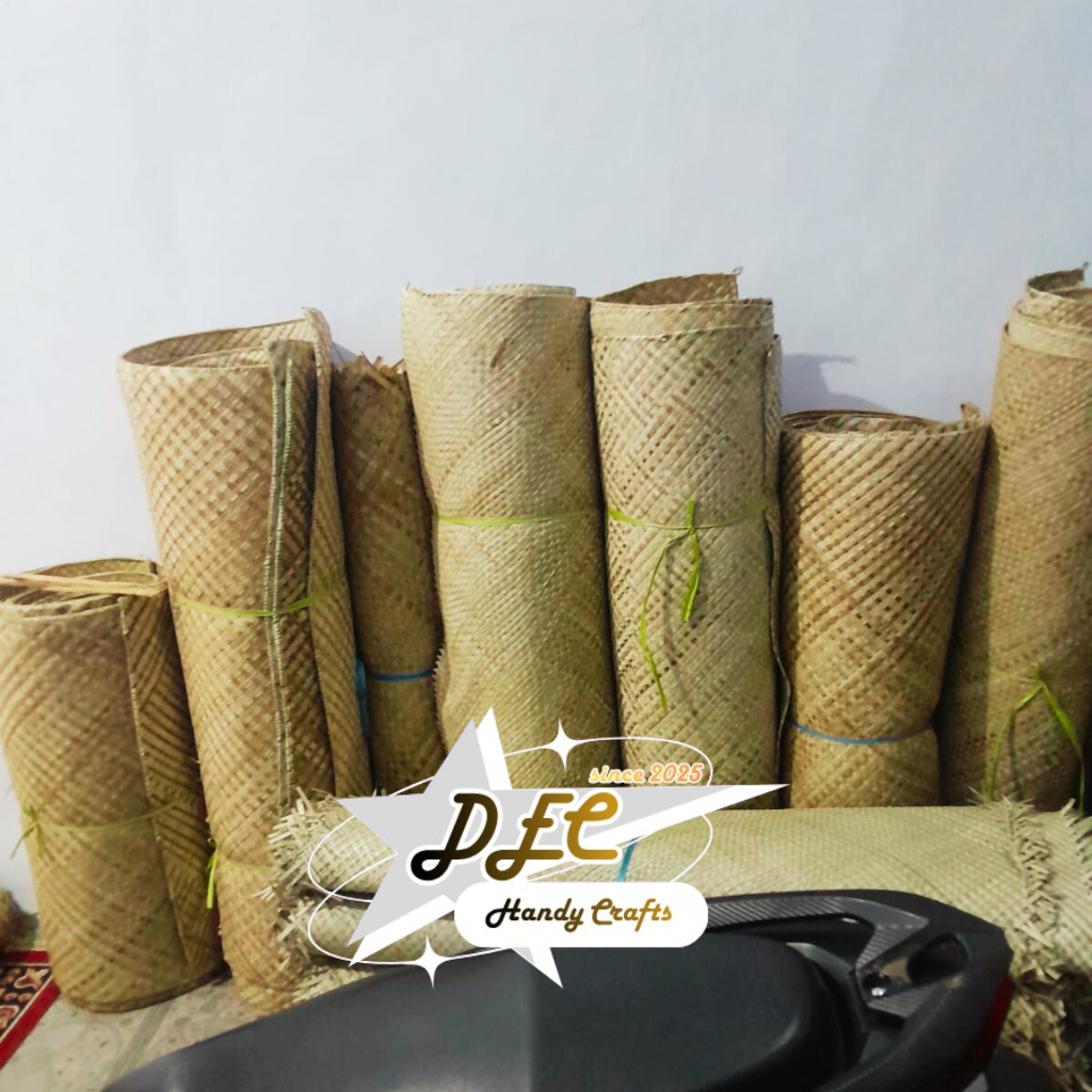 Kerajinan Tikar Pandan Tebal Dengan Ukuran 60 x 100 cm (2 Lapis)