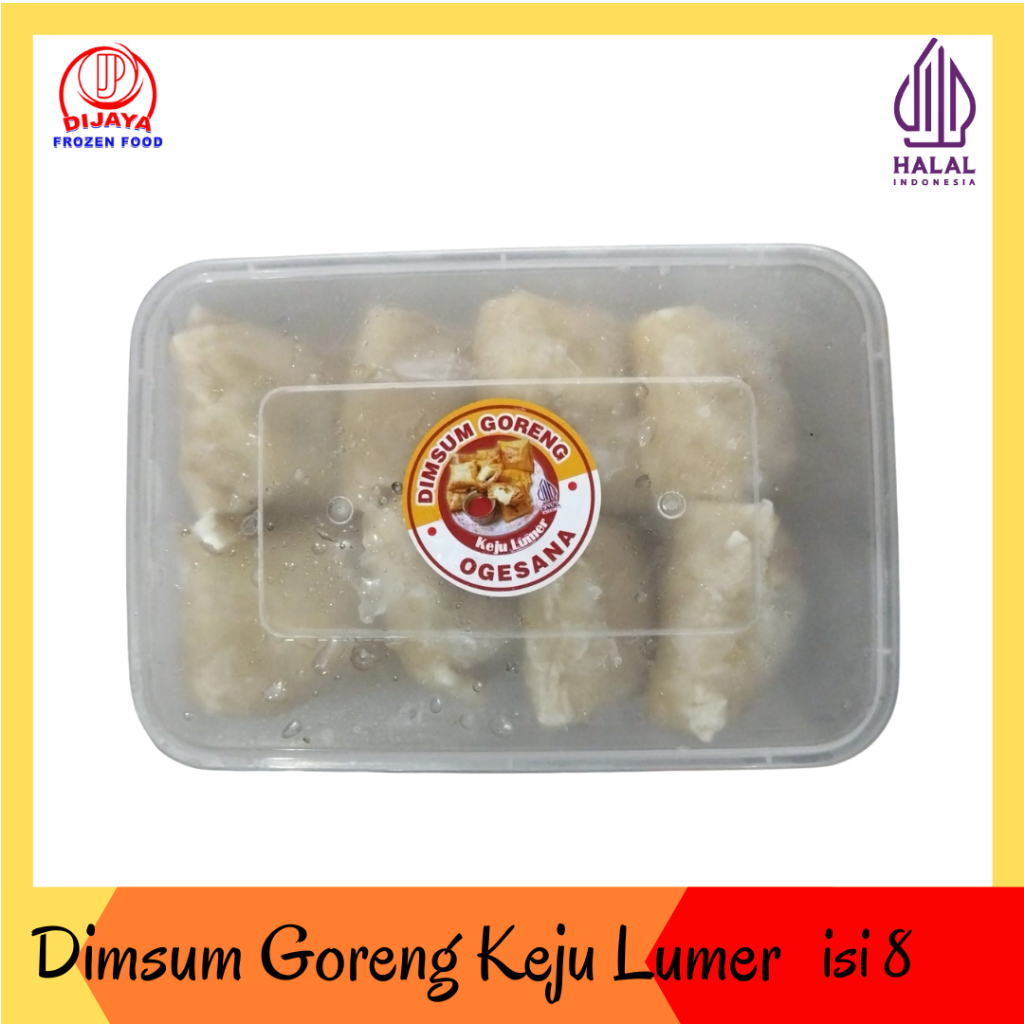 Dimsum Goreng Keju Lumer Ogesana - Dimsum Keju Lumer isi 8