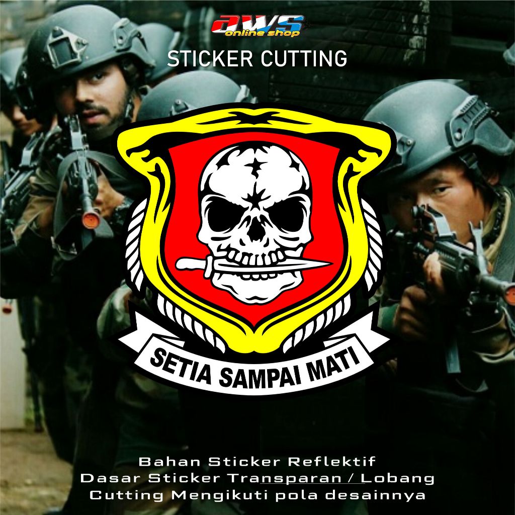 Sticker Cutting Yonif Raider 303 SSM