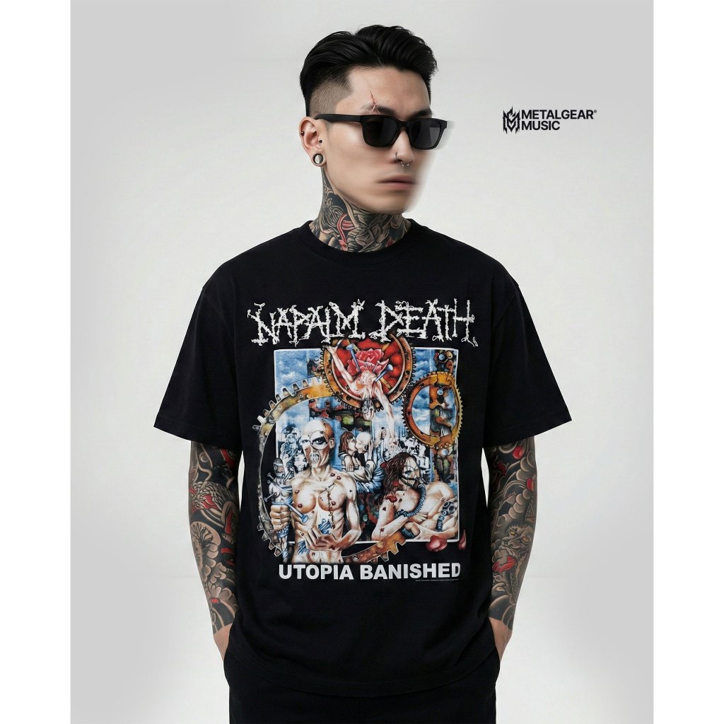 Original Napalm Death - Utopia Tshirt Metalgear Music