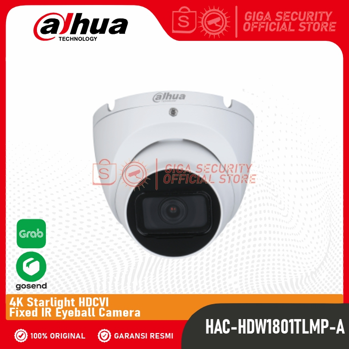 Dahua HAC-HDW1801TLMP-A HDCVI Dome Camera