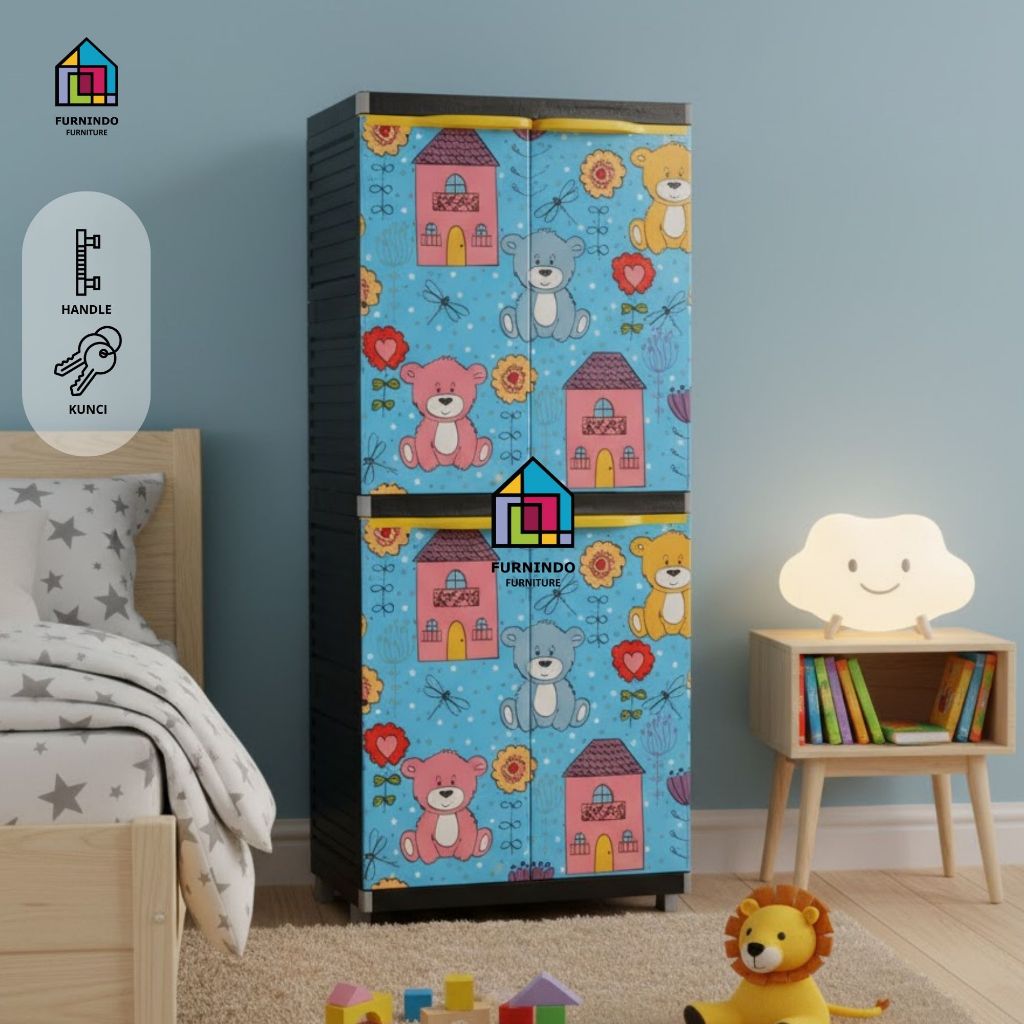 LEMARI PLASTIK MIAMI ORLANDO TEDDY