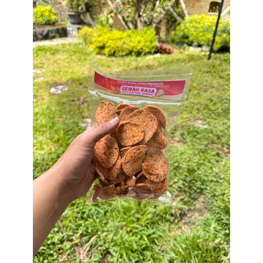 Basreng Cikruh Pedas Daun Jeruk 250 g & 500 g — foto detail 3 dari 7