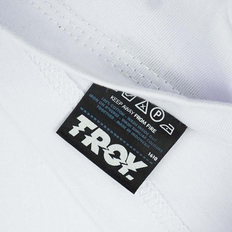 Troy Company Baju Koko Pria Putih Lengan Pendek Kerah Shanghai Rising Star KKD 3021