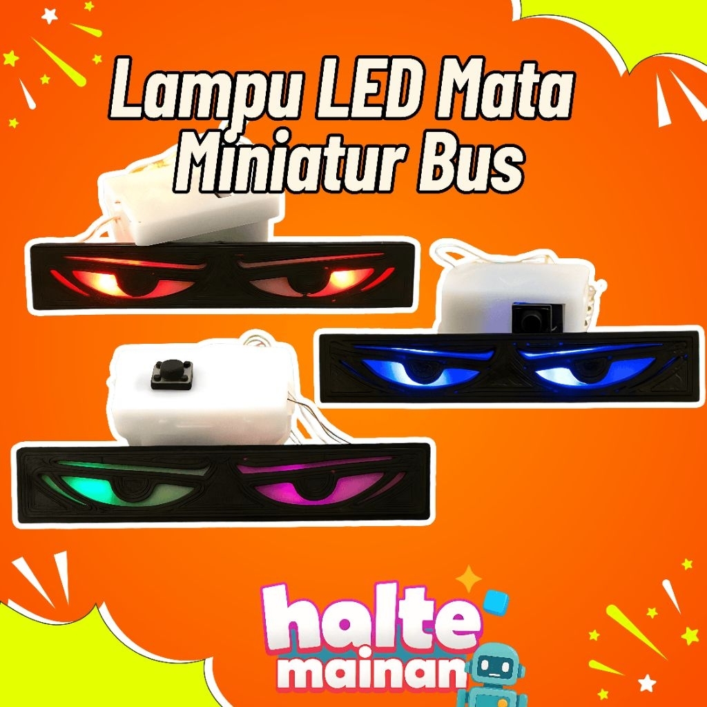 Lampu Mata Miniatur Bus | Aksesoris Lampu Mata LED Miniatur RKC