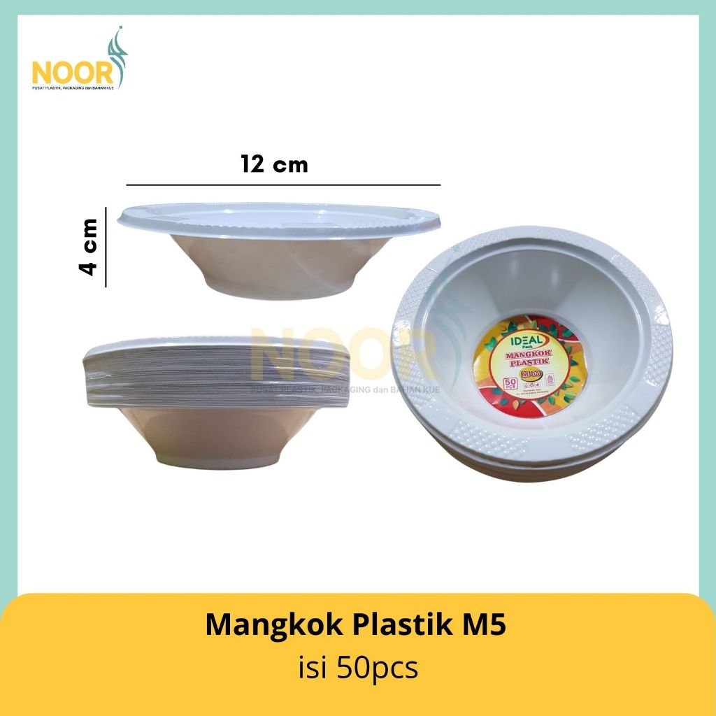 Mangkok Plastik Sekali Pakai Idealpack Kecil M5