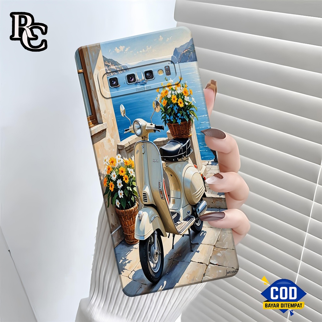 Softcase Hp Samsung Galaxy S10 Plus Fashion Case Vespa Kesing Samsung Galaxy S10 Plus Case Samsung G