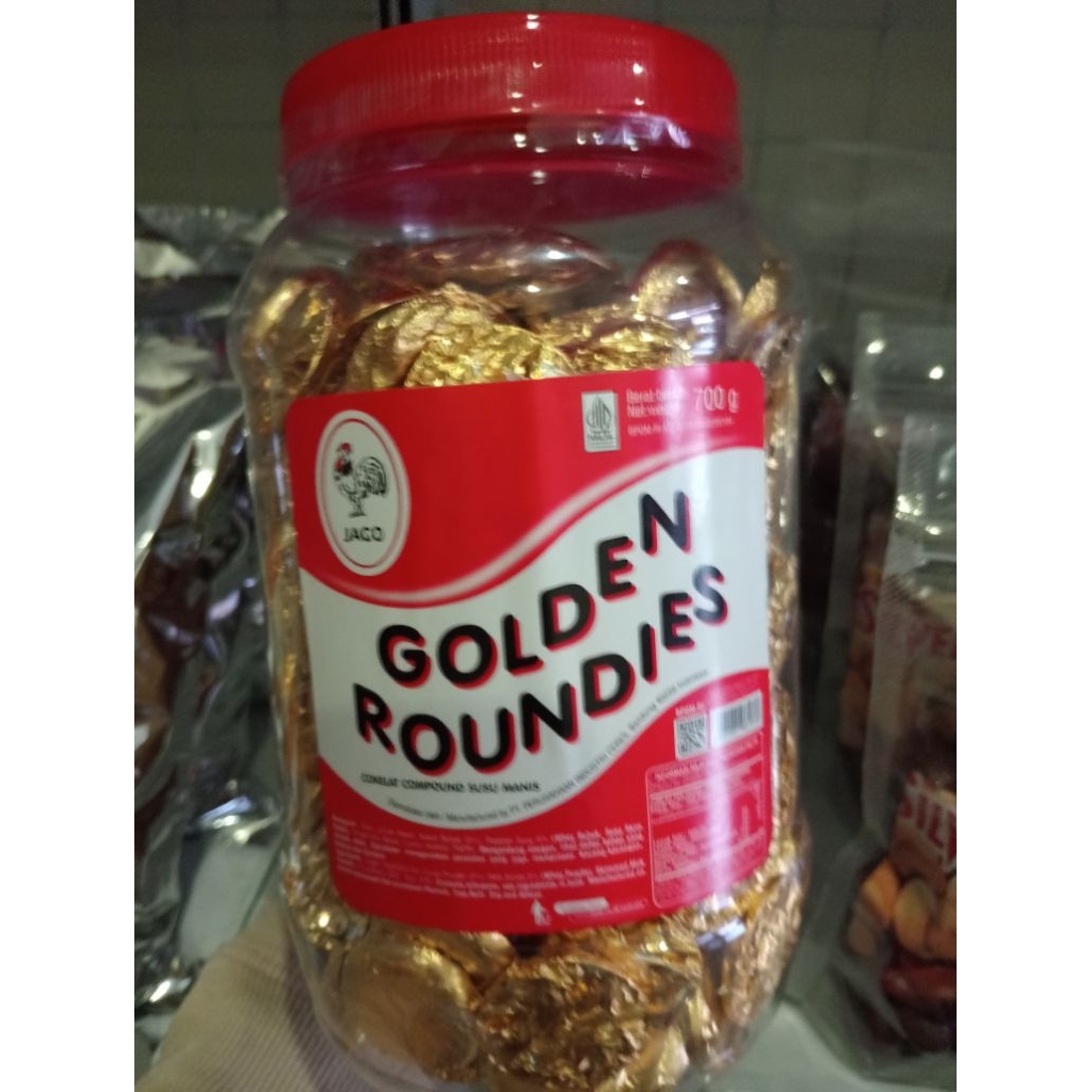 coklat Koin ayam jago  , coklat jadul . Coklat Golden Roundiess