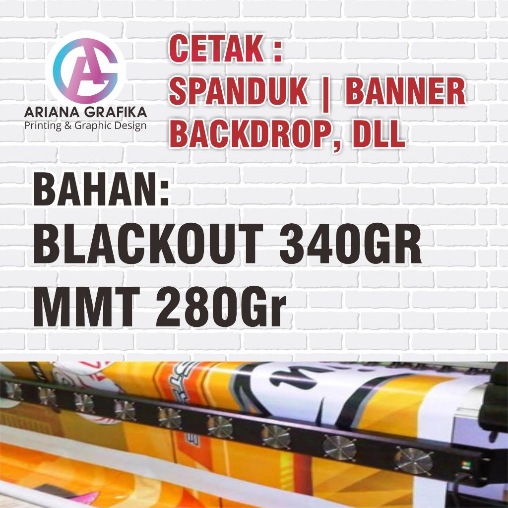 SPANDUK SEMBAKO, BANNER TOKO PULSA, DLL