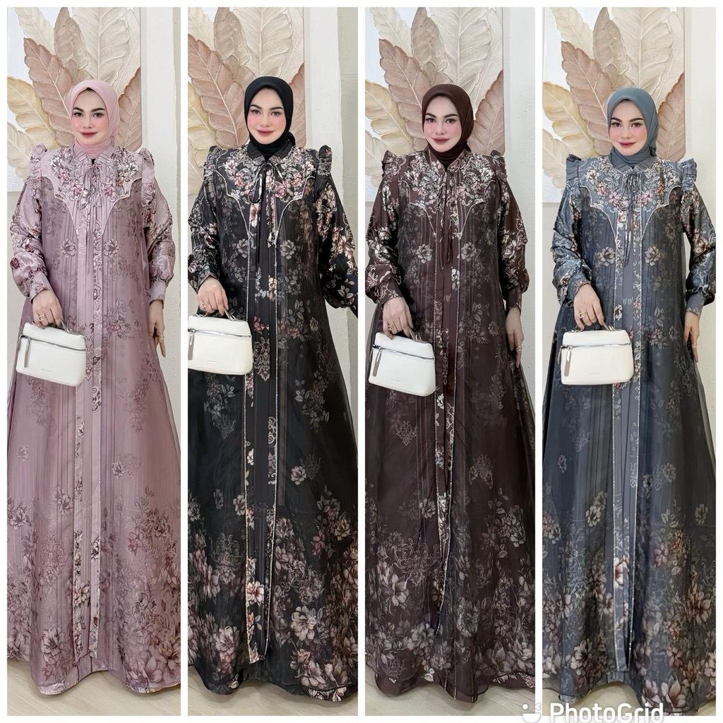 READY SIAP KIRIM BISA COD BEST SELLER ORIGINAL TERBARU GAMIS AVRILIA HIJAB ORI BRAND ABAYA GAMIS DRE
