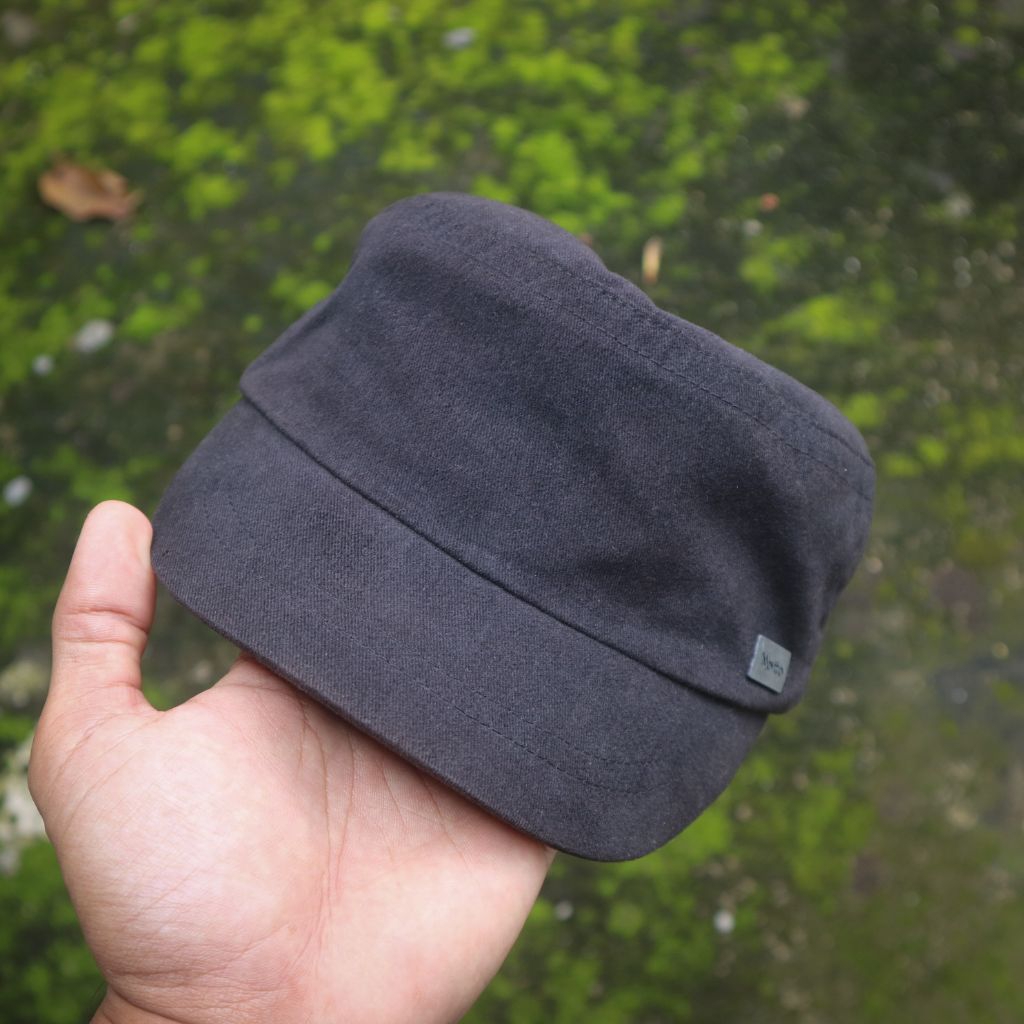 TOPI KOMANDO LOGO BESI VISOR PENDEK BY MOVITO