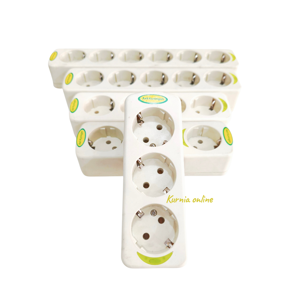 Terminal listrik 3 lubang kuningan tanpa kabel