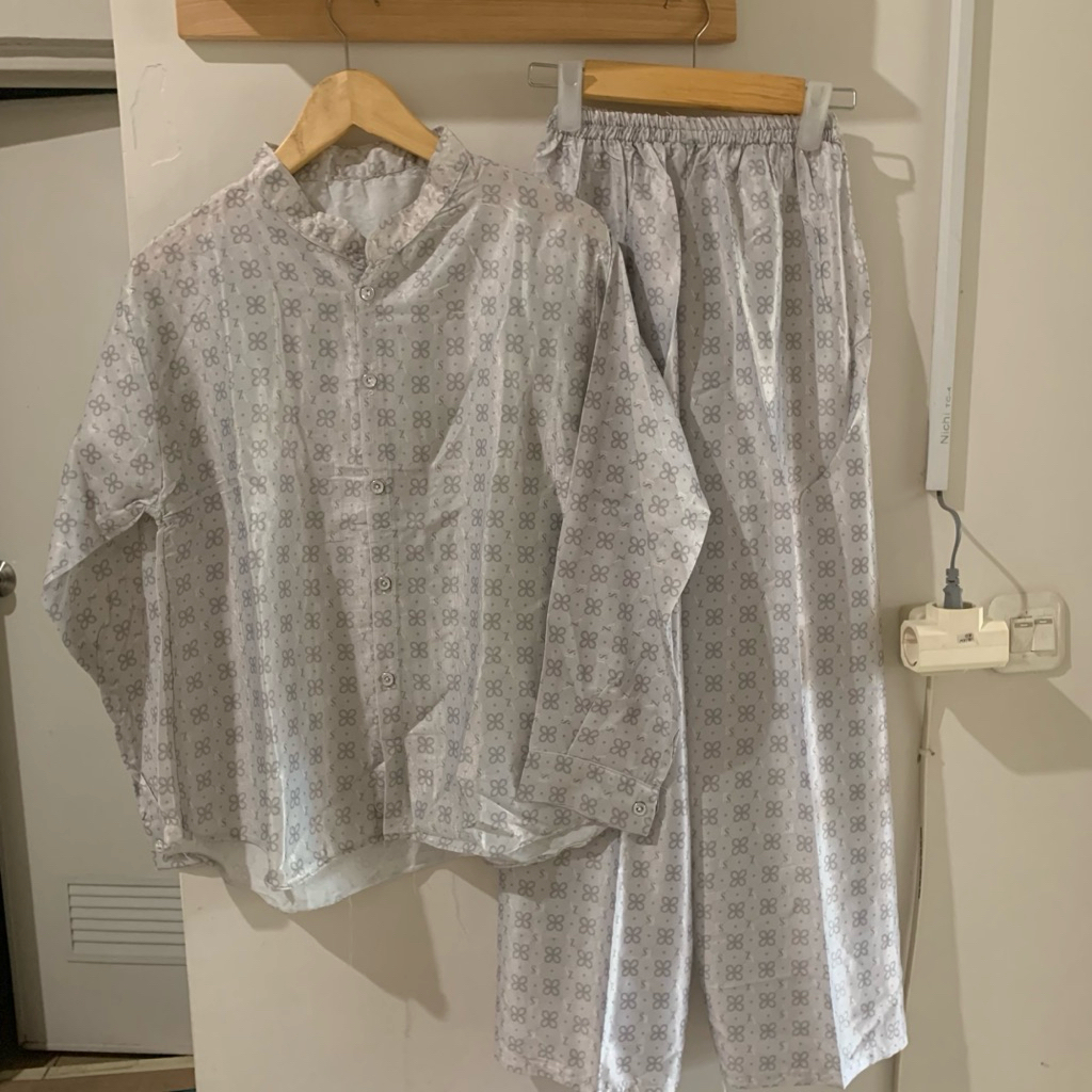 setelan celana panjang wanita motif printing - setcel printing mewah setcel lebaran