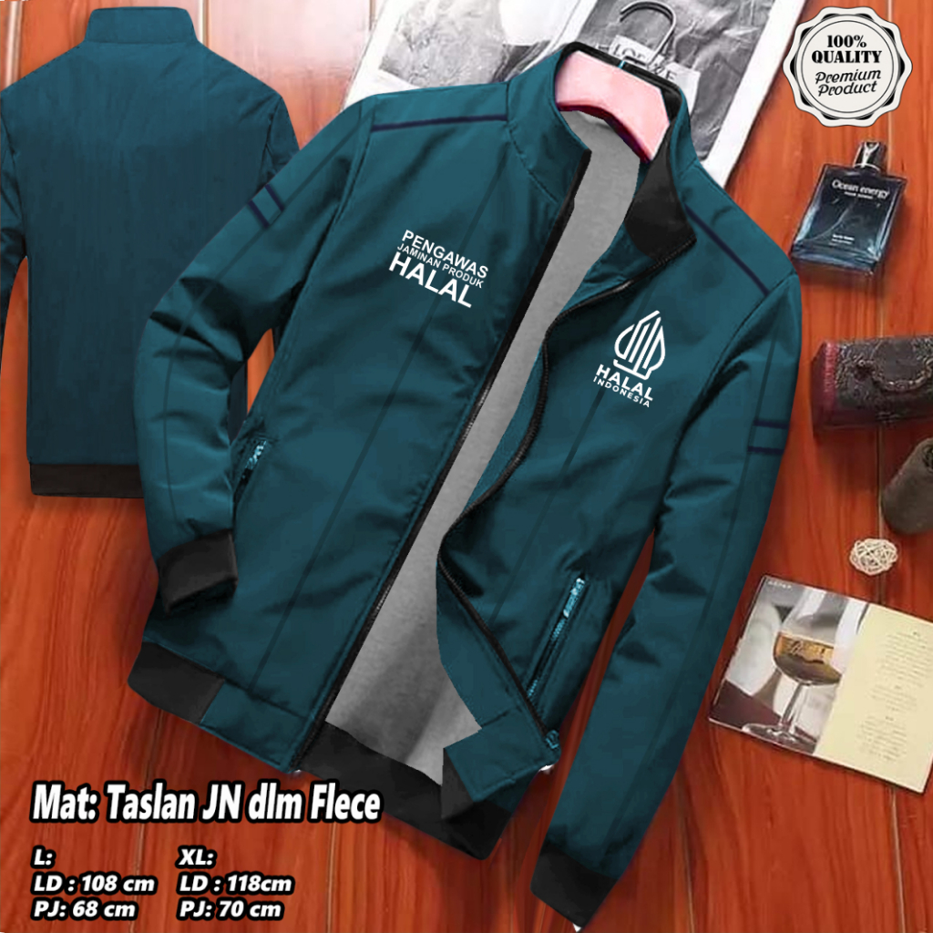 JAKET HALAL INDONESIA 2026 TERBARU / JAKET RUBBY CUSTOM SABLON / FREE SABLON NAMA / JAKET PENGAWAS P
