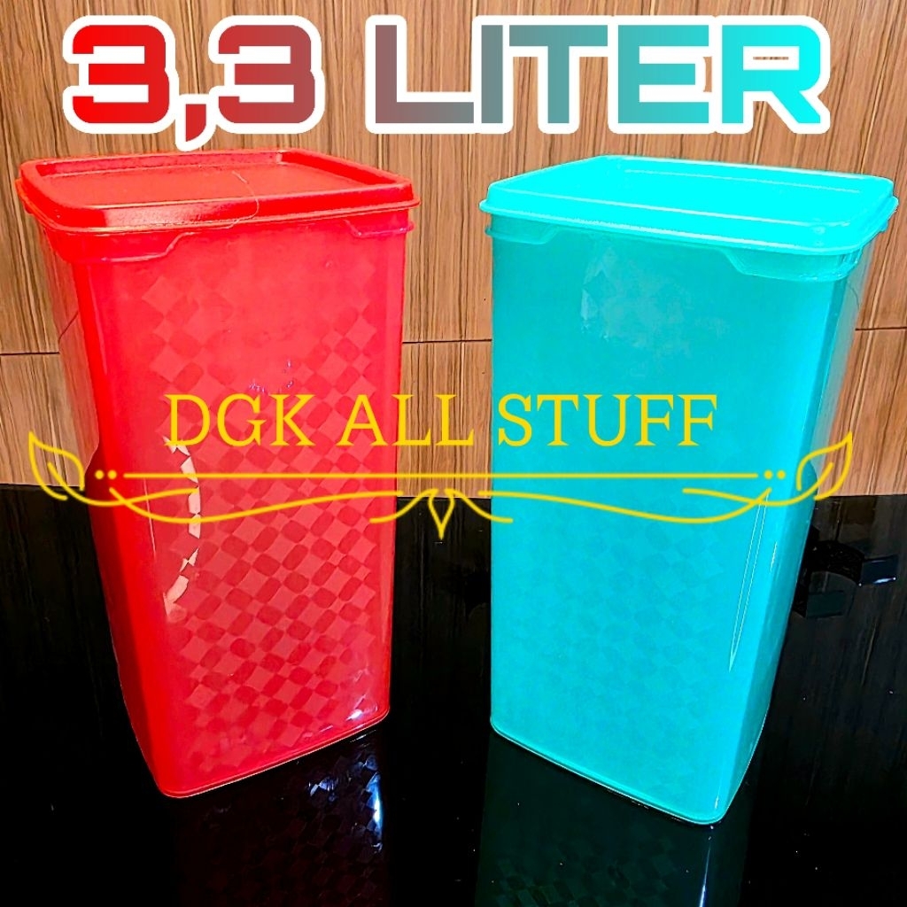 Toples Stoples Sealware Tempat Segi Kue Kering Kerupuk Keripik Manisan Permen Nastar Lebaran Ramadan