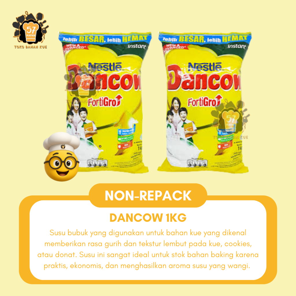 SUSU DANCOW 1 KG (POUCH) KEMASAN NON REPACK