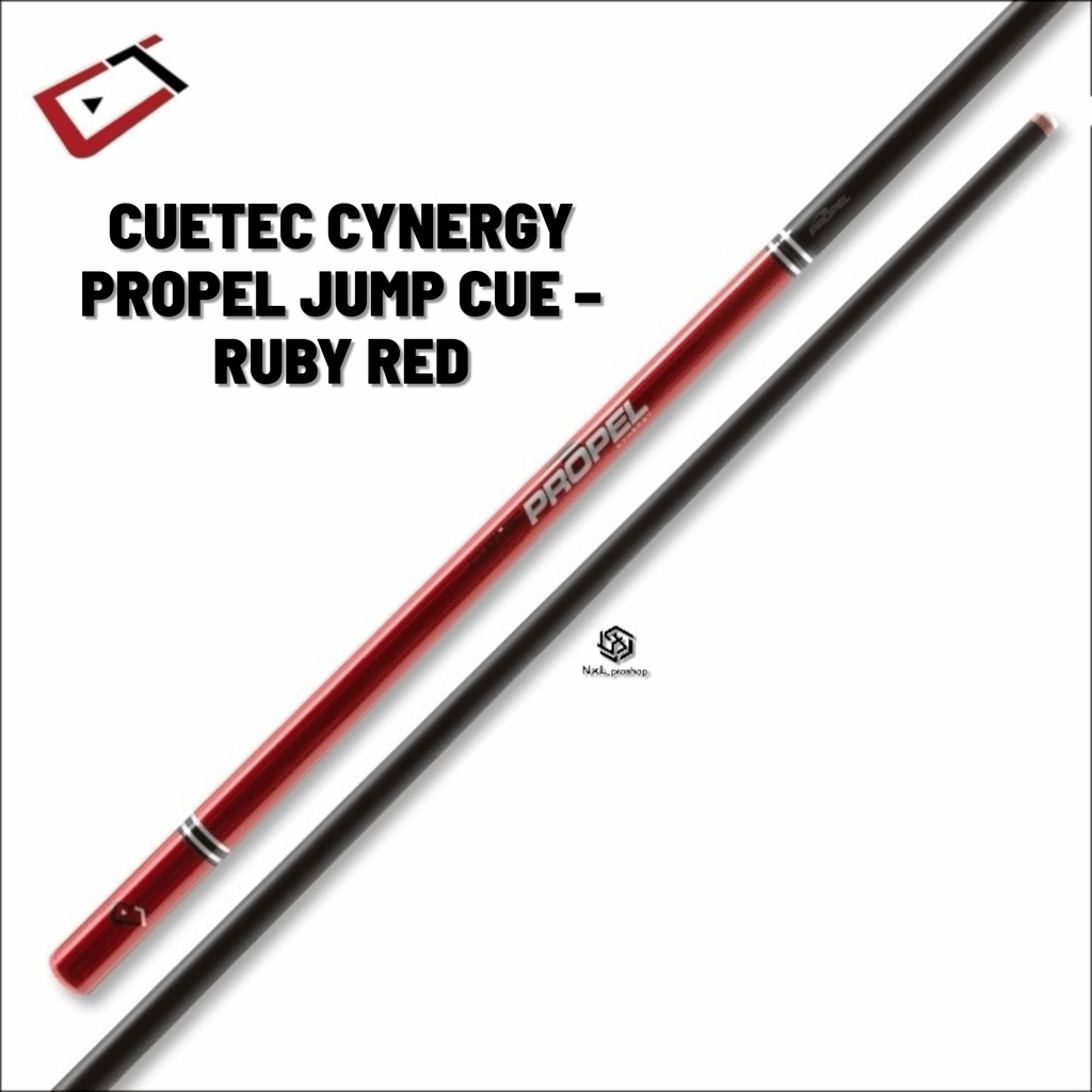 Cuetec CYNERGY PROPEL JUMP CUE – RUBY RED