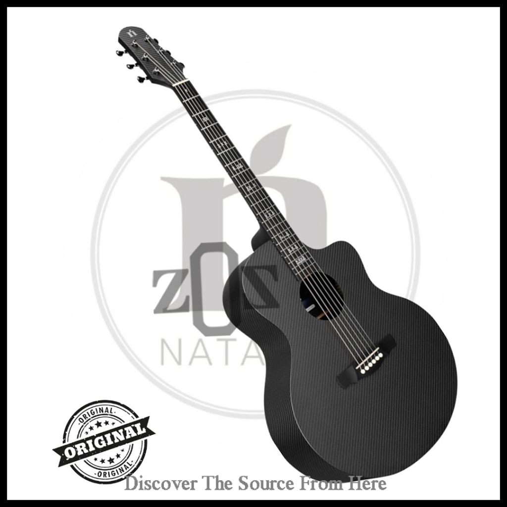 Gitar Guitar Akustik Acoustic Natasha X Carbon Fiber Steel String